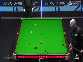 斯諾克威爾士公開賽 阿里·卡特1-4艾利奧特·斯萊瑟 20240212