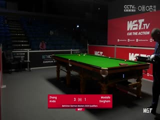 2023斯諾克德國(guó)大師賽資格賽 張安達(dá)5-3多爾格姆 20231220（李照）