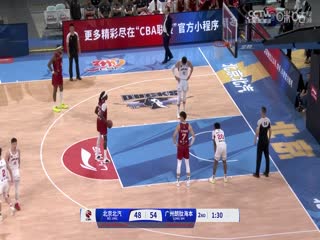 CBA常規(guī)賽第4輪 北京北汽VS廣州朗肽海本 20241020