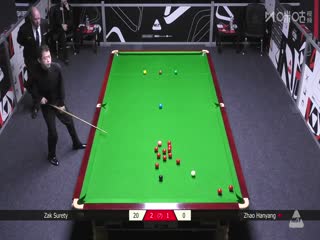 2025斯諾克英國公開賽資格賽 扎克·蘇爾蒂4-2趙翰洋 20250628
