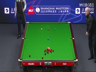 2025斯諾克上海大師賽第二輪 約翰·希金斯4-6肖國(guó)棟（秦正） 20250730
