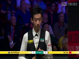 24-25賽季斯諾克世錦賽第一輪 馬克·威廉姆斯10-8吳宜澤（第二階段） 20250420