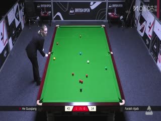 2025斯諾克英國(guó)公開(kāi)賽資格賽 賀國(guó)強(qiáng)4-0菲拉克·阿賈博 20250626