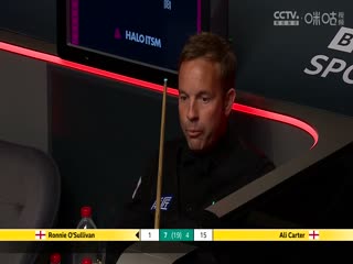 24-25賽季斯諾克世錦賽第一輪 羅尼·奧沙利文10-4阿里·卡特（第二階段） 20250423