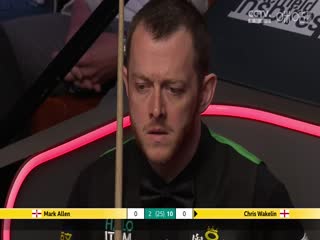 24-25賽季斯諾克世錦賽第二輪 克里斯·韋克林12-4馬克·艾倫（第二階段） 20250425