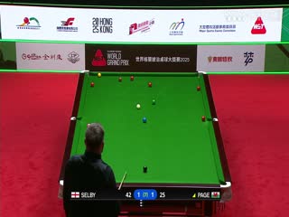 斯諾克世界大獎(jiǎng)賽32進(jìn)16 馬克·塞爾比4-3杰克遜·佩吉  20250305