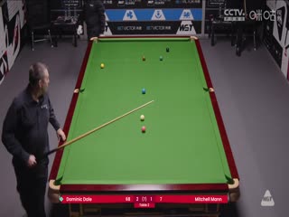 斯諾克威爾士公開賽資格賽 多米尼克·戴爾4-3米歇爾·曼恩 20250205