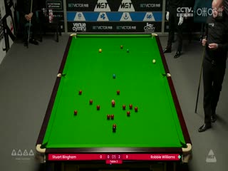 斯諾克威爾士公開賽64進32 斯圖爾特·賓漢姆0-4羅比·威廉姆斯 20250211