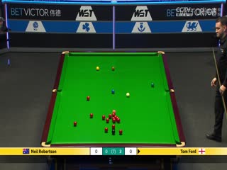 斯諾克威爾士公開(kāi)賽32進(jìn)16 湯姆·福德4-3尼爾·羅伯遜  20250213