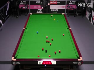 2025斯諾克英國(guó)公開賽 扎克·舒爾蒂4-0阿什利·卡蒂 20250923